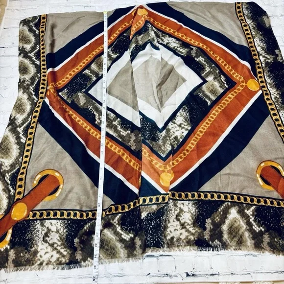 Do Everything In Love Designer Chain Print Kimono Duster One Size Old Money - Picture 7 of 8